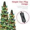 Best Choice Products Set of 3 XL Pre-Lit Hand-Painted Ceramic Tabletop Christmas Trees